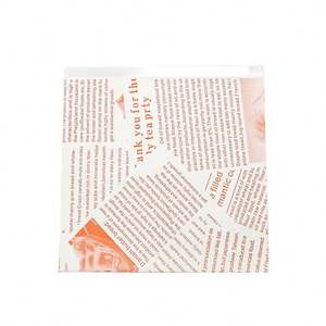 Bolsas de Papel para Envasado de Alimentos, Personalizadas, de Alta Calidad, Reciclables, Resistentes a la Grasa, Aptas para Alimentos, para Hamburguesas y Papas Fritas, para Restaurantes de Comida Rápida - Product Image 3