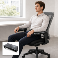 Coussin de repose-bras ergonomique en PU, design personnalisable, mousse durable à haute commodité, pour chaise de bureau, chaise de direction, chaise de personnel, OEM ODM