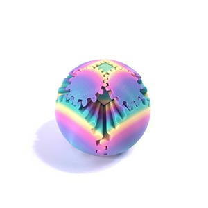 Balle anti-stress innovante et créative avec fonction rotative colorée, impression 3D - Product Image 2