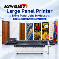 Impresora UV de Cama Plana Kingjet 2513, Equipo Comercial, Maquinaria, Motor Lineal de Levitación Magnética, Impresora UV de Cama Plana