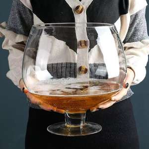 Grand gobelet en verre à bière géant Hero Bol à poisson Vase Super Globe Bol à poisson Tasse en verre - Product Image 5