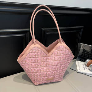 Bolso de mano a cuadros estilo retro 2026, bolso bandolera para mujer, bolso de hombro de gran capacidad - Product Image 2