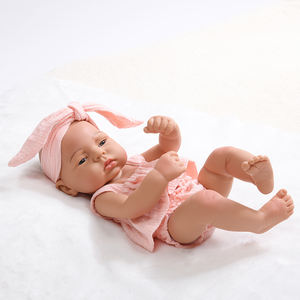 Poupée <span class=keywords><strong>Reborn</strong></span> réaliste de 16 pouces, <span class=keywords><strong>40cm</strong></span>, chandail en silicone pour le corps de bébé, ensemble de chaînes de sucette pour jouets d'enfants - Product Image 4