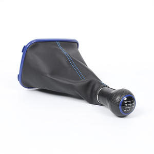 QSF Convient aux voitures Volkswagen Golf et <span class=keywords><strong>Bora</strong></span>, Cache-poussière pour levier de vitesses manuel, Housse de levier de vitesses et pommeau de levier de vitesses - Product Image 4