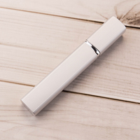Atomiseur de parfum portable rechargeable 12 ml carré, en verre et aluminium, avec pompe pulvérisatrice, sérigraphié, pour diffuseur à bâtonnets