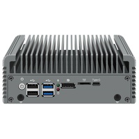 Mini PC Sin Ventilador 2.5G Firewall Router I3 N355 N305 N150 4xi226-V LANs DDR5 Tipo-C 6*USB 2*NVMe 2*SATA Proxmox PfSense