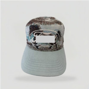 Cappellino da Baseball Unisex a 5 Pannelli con Visiera Estesa in Tessuto Jacquard, Ricamo Piatto, Stile Street Vintage, 100% Cotone, Chiusura a Scatto - Product Image 2