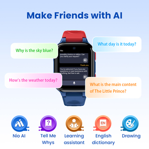 LAGENIO Orologio Digitale 4G per Bambini <span class=keywords><strong>a</strong></span> Buon Prezzo, GPS LBS WIFI, Videochiamate HD, Impermeabile IP68 con Fotocamera da 5MP, Smartwatch per Bambini - Product Image 2