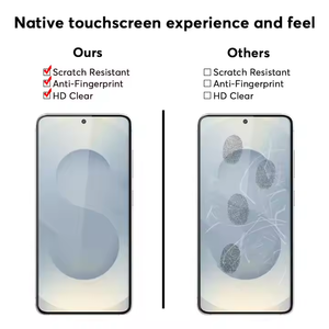2025 nouveau <span class=keywords><strong>Mode</strong></span> 2/4 pièces HD bord noir verre trempé pour Samsung Galaxy S25 bord protecteur d'écran colle complète <span class=keywords><strong>Film</strong></span> de couverture complète - Product Image 4