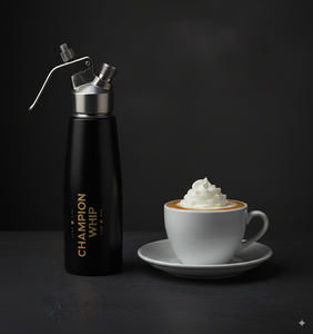 Pistola Espumadora de Crema de 500ml, Dispensador de Crema para Decoración, Batidor de Crema Fresca para Café y Postres, Dispensador de Mantequilla - Product Image 2