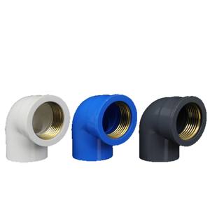 Coude fileté en cuivre PVC 90 degrés 20 mm, raccord de tuyauterie d'irrigation, résistance à haute pression, connecteur d'eau de jardin durable - Product Image 2