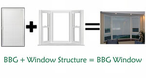 Fenêtre en aluminium à double vitrage insonorisée Lukliving Big View, design de fenêtres en <span class=keywords><strong>baie</strong></span>, fenêtre de maison, fenêtre de bureau pour villa - Product Image 4