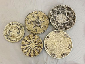 Assiette de décoration murale tissée pour enfants, accessoires de Maison, en vogue, Design Art suspendu, Phases de lune nordique, cadeaux, 1 pièce - Product Image 3