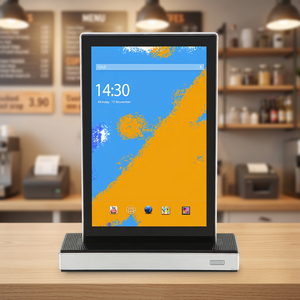 แท็บเล็ตแอนดรอยด์หน้าจอ IPS LCD ขนาด 10.1 นิ้ว พร้อม Wi-Fi ในตัว พอร์ต Ethernet และ USB ลำโพงในตัว ติดตั้งบนโต๊ะสำหรับใช้ในร้านอาหาร/โรงแรม - Product Image 1