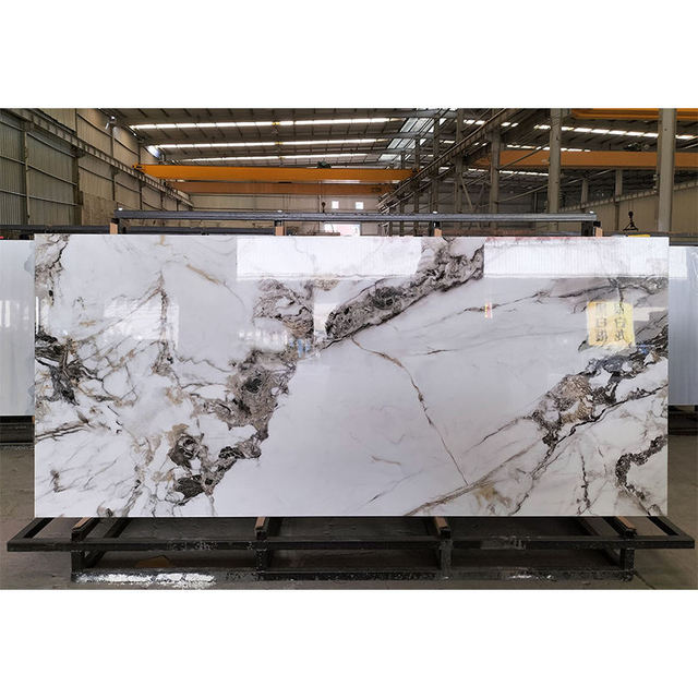Best-Selling Imperial Green Stone Large Size Porcelain Slab Polished Floor Tiles Sintered Stone