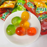 400g HALAL Fruitig Aroma Schilbare Gummy Candy Meerkleurige Schilbare Snoepjes 43% Sappige Inhoud in Zak B2B Groothandel