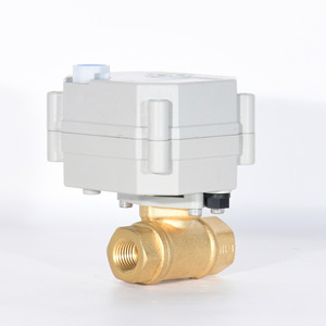 Vanne à boisseau sphérique électrique Tonhe 1 pouce filetée NPT pour le contrôle de l'eau et de l'air, type DN10, pression de fonctionnement 650 psi - Product Image 1