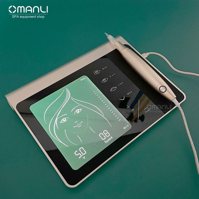 Omanli Permanent Make up Machine Micropigmentation Semi Permanent Makeup Machine With Screw Needles