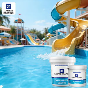 Pintura Impermeabilizante para Estanques de Peces y Parques Acuáticos, Pintura Impermeabilizante para Piscinas y Edificios Exteriores de Gran Superficie - Product Image 1