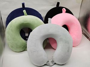 Source Factory Wholesale Portable U-Shape <b>Memory</b> <b>Foam</b> Travel Neck Pillow with Customizable Logo & Color 30x30cm <0.5kg - Product Image 4