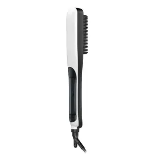 Professional Hair Beard Straighteners 68w 50hz 220v Teeth Steam Pod Hairbrush Hair Straightener Brush Comb