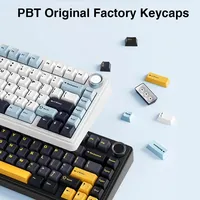 Clavier mécanique de jeu sans fil/filaire AULA F75 2.4G RGB personnalisé, disposition 75 %, profil OEM, structure Gasket