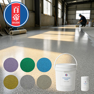 Revêtement de sol en sable époxy de couleur personnalisée, résistant à l'usure, imperméable, écologique, certifié RoHS, fabriqué par le fabricant - Product Image 5