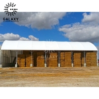 Galaxy 10X20M Tente-Pour-Agriculture-Entrepôt-Stockage 50x80 Tente de stockage 5X5 Tente de toit à cadre métallique Entrepôt