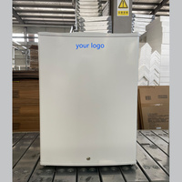 Congélateur vertical électrique mini 50L à porte pleine, pour usage domestique et hôtelier, alimentation manuelle, table à glaces, réfrigérateur pour produits surgelés