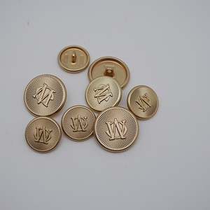 Rose Gold Kim Loại Ngắn Nút Vàng-Mạ Nổi Bảng Chữ Cái Kẽm Hợp Kim Kim Thêu Xử Lý Phù Hợp Với Bán Buôn Có Sẵn - Product Image 2