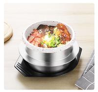 Casserole à pression en acier inoxydable de 1,4 L et 2 L pour le camping en plein air et l'utilisation à domicile, compatible avec les cuisinières à induction, écologique