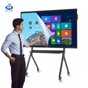 ZDHQ Indoor 65/75/85 Zoll 4K 20-Punkt-<span class=keywords><strong>Touch</strong></span> LED-Bildschirm Android+Windows Smart Board Drahtloses Co-<span class=keywords><strong>Screen</strong></span> für Interaktive Besprechungen - Product Image 2