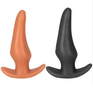 金アナルディルド膣ディレーターソフト液体シリコーンウェアラブルアナルバットプラグエキスパンダーセックスおもちゃ安全ベースウェアラブルアナルプラグ用 - Product Image 2