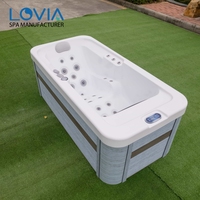 Spa extérieur moderne pour une personne, baignoire à remous de haute qualité, baignoire de massage intérieure pour hôtel, baignoire à remous pour jardin
