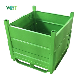 Contenedores de acero metálicos apilables plegables para transporte automotriz - Product Image 3