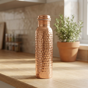 100% New Design Pure <b>Copper</b> 1000ml Classic Sport Water <b>Bottle</b> Customizable Color & Logo Eco-Friendly for Water <b>Drinking</b> - Product Image 6