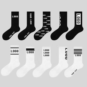 Custom logo Sport <b>Grip</b> <b>Socks</b> Compression Unisex Athletic Ankle Crew Knit Embroidery logo Sports <b>Socks</b> - Product Image 2