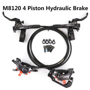 Juego de Frenos de Disco Hidráulicos para Bicicleta de Montaña <span class=keywords><strong>Shimano</strong></span> DEORE SLX <span class=keywords><strong>XT</strong></span> M6100 M7100 M8100 M6120 M7120 <span class=keywords><strong>M8120</strong></span>, 2 o 4 Pistones, Originales - Product Image 5