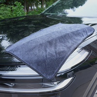 Serviette de lavage de voiture en microfibre avec logo personnalisé, serviette de séchage 70x90cm 850gsm, serviettes de séchage et de detailing pour voiture en microfibre