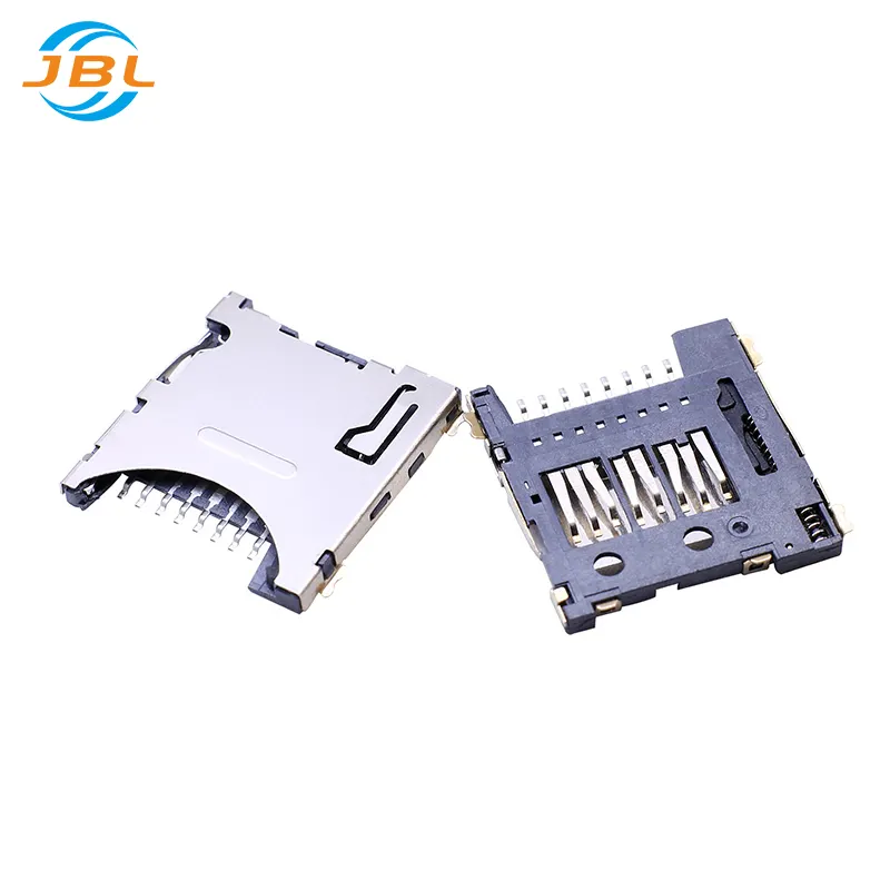 Factory price TF push-push micro sd Card reader Socket Adapter sd memory card connector tf card socket