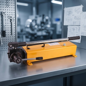 Bomba Manual Hidráulica Portátil de 315 bar, Bomba de Paletas de Doble Acción de Alta Presión, de Hierro y Acero, con Capacidad de 4-12L, Operada Manualmente - Product Image 4
