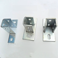 Plaque de connexion en acier profilé en C Shunlide pour support solaire photovoltaïque, accessoires d'installation de colonne fixe et de croisillon diagonal, standard