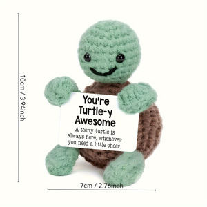 Tay Dệt Kim Đa Màu Crochet Ninja Turtles Mát Nhỏ Dễ Thương Các Mặt Hàng Cho Hỗ Trợ Tình Cảm Phổ Biến Mới Lạ May Dệt Đồ Chơi - Product Image 5