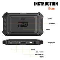 OBDSTAR IScan MV Agusta : Outil de diagnostic intelligent pour moto, scanner portable en forme de tablette, réinitialisation du voyant d'entretien et réglage CO