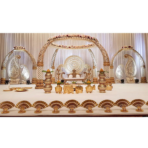 Dernières dents d'éléphant de mariage en Inde du Sud Mandap Tronc d'éléphant de mariage traditionnel Mandap Eléphant indien Tusk Mandap USA - Product Image 1