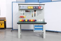 Banc de travail en acier robuste pour garage, boîte à outils, tiroirs, OEM/ODM/OBM personnalisé, résistant à la rouille, capacité de charge de 1000 kg
