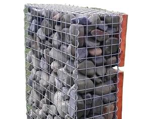 Caisse en gabion en fer traité thermiquement, anti-rouille, écologique, de 3 mètres, pour clôture de balcon et contrôle de l'érosion - Product Image 1