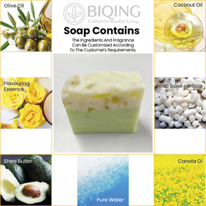 Savon artisanal à l'émeraude sculpté artistiquement, parfum nacré coloré pour le nettoyage, le bain, l'éclaircissement et le nettoyage en profondeur - Product Image 4