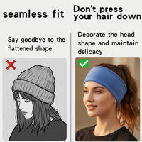 Bandeau chauffe-oreilles personnalisé pour snowboard et ski, en polaire, pour casques, course à pied, femme, thermique, extérieur
