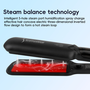Meilleure vente <span class=keywords><strong>Plancha</strong></span> Salon professionnel Fer plat à vapeur en céramique Fer à lisser infrarouge à vapeur de tourmaline - Product Image 2
